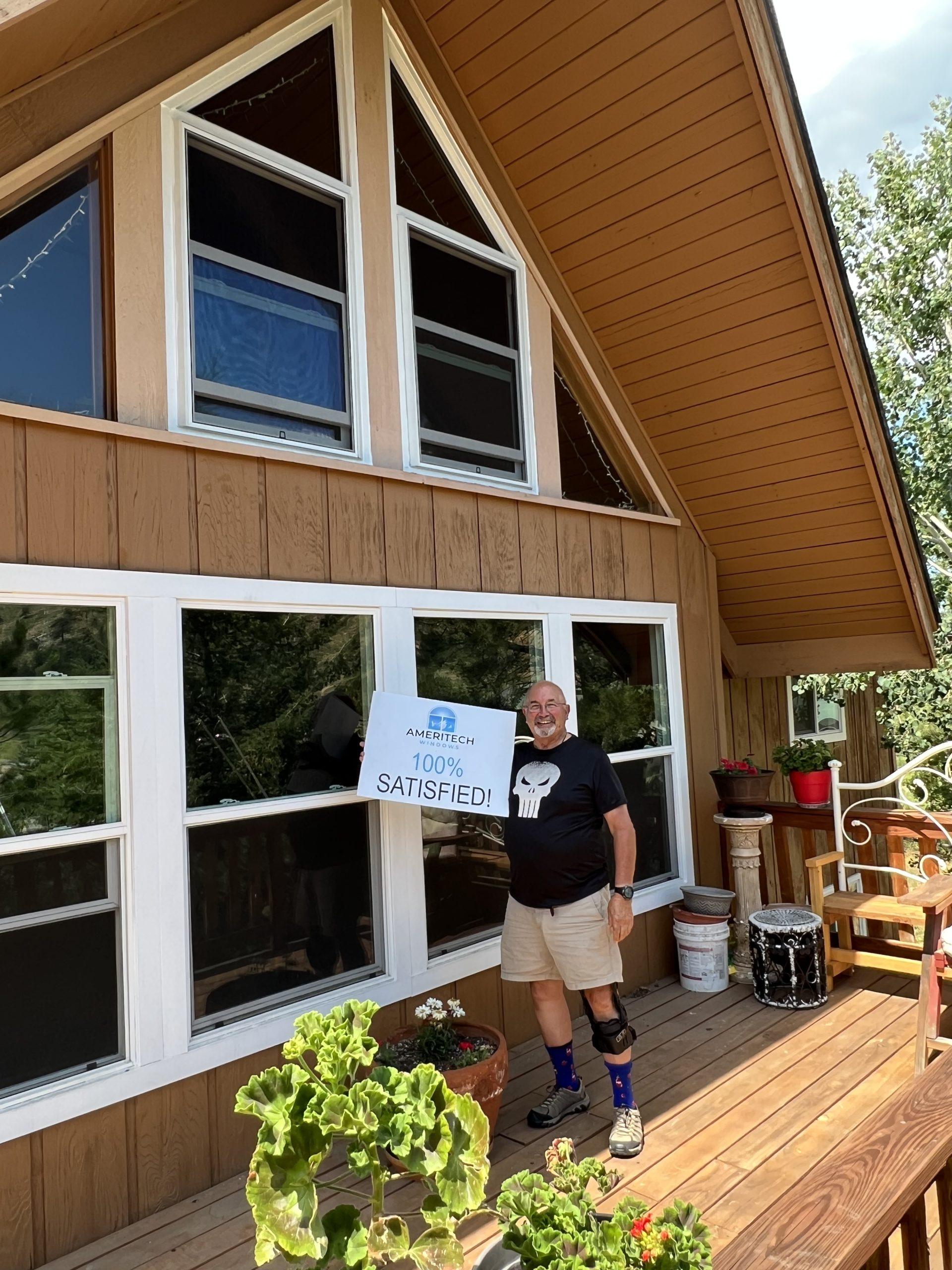 New windows for Mr & Mrs. Cotsworth in Evergreen, CO