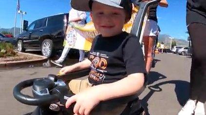 Marine veteran walks to support Colorado 2-year-old battling cancer – Ameritech’s own